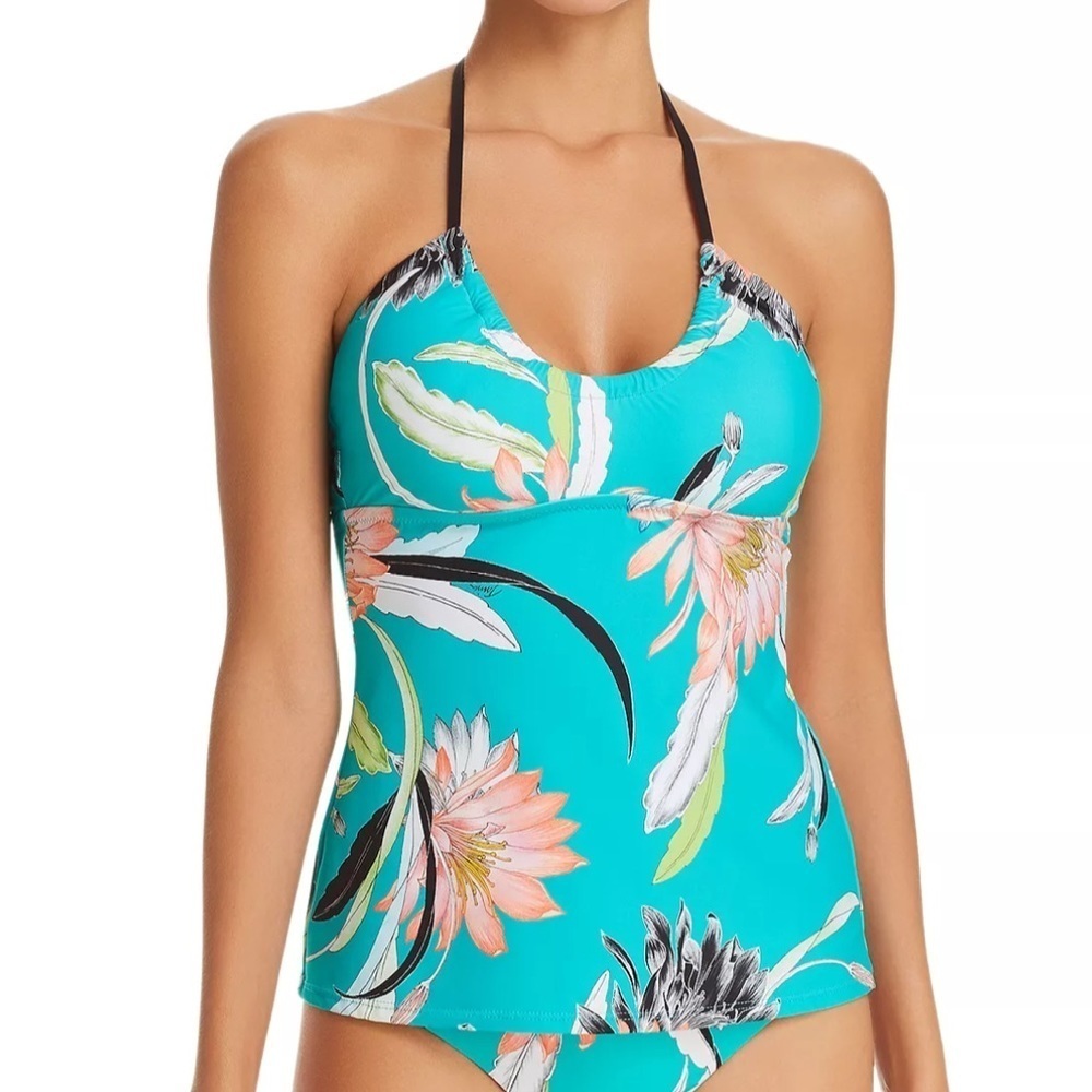 Trina Turk Shangri-La floral Tankini top Size 6 New with tag